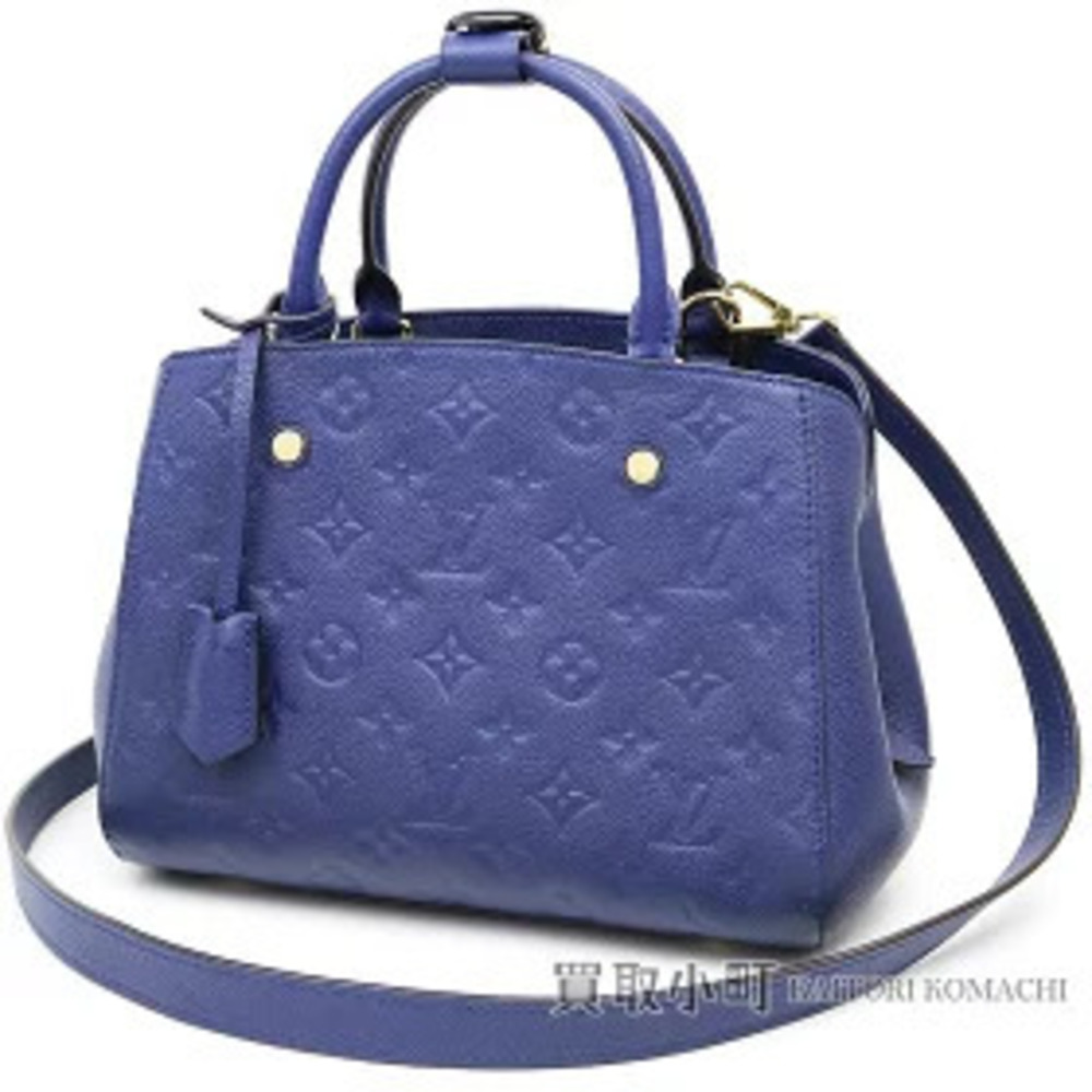 Louis Vuitton Montaigne Monogram Empreinte Iris Tote Bag Shoulder Crossbody - Picture 1 of 1